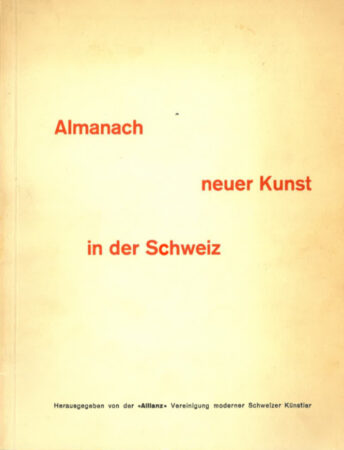 Almanach neuer Kunst in der Schweiz